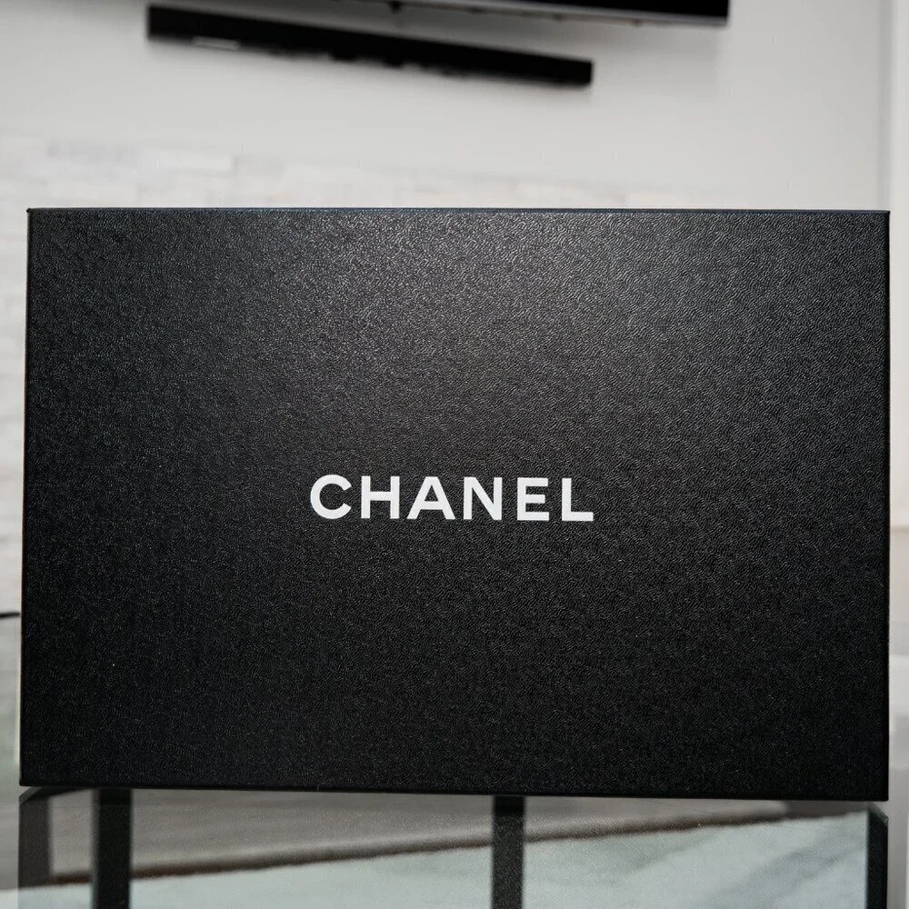 Chanel Black Velvet Diamond CC Patterned Moccasin Loafers | Size 8 | UK 38